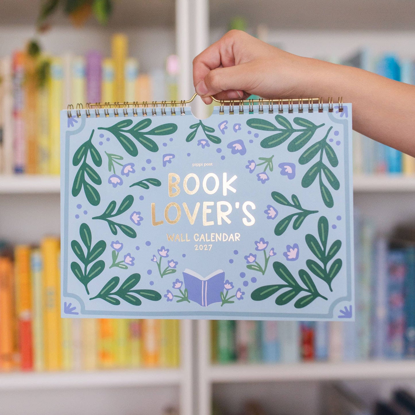 Book Lover's 2027 Spiral Hanging Wall Calendar