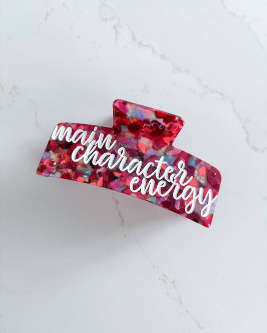 Main Character Energy Claw Clip | Bookish Hair Accessory