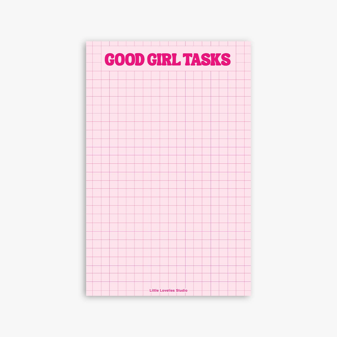Good Girl Tasks Notepad | Funny Bookish Stationery