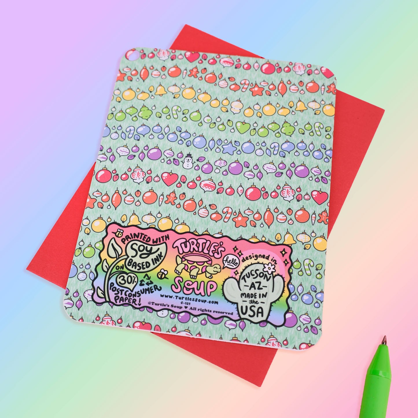 Have a Gay Christmas, LGBT, Pride, Card with Envelope