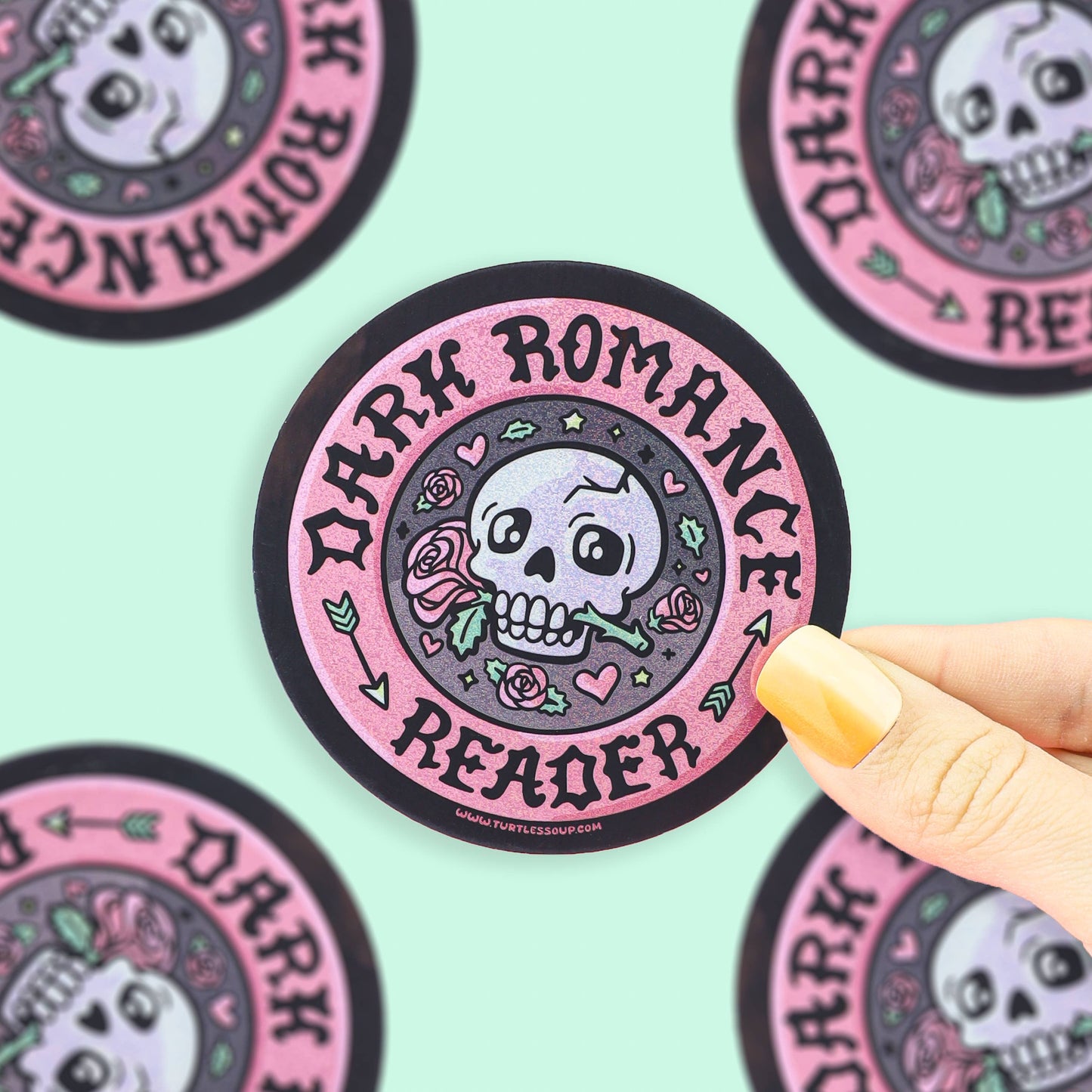 Dark Romance Reader | Bookish | Holo | Vinyl Sticker