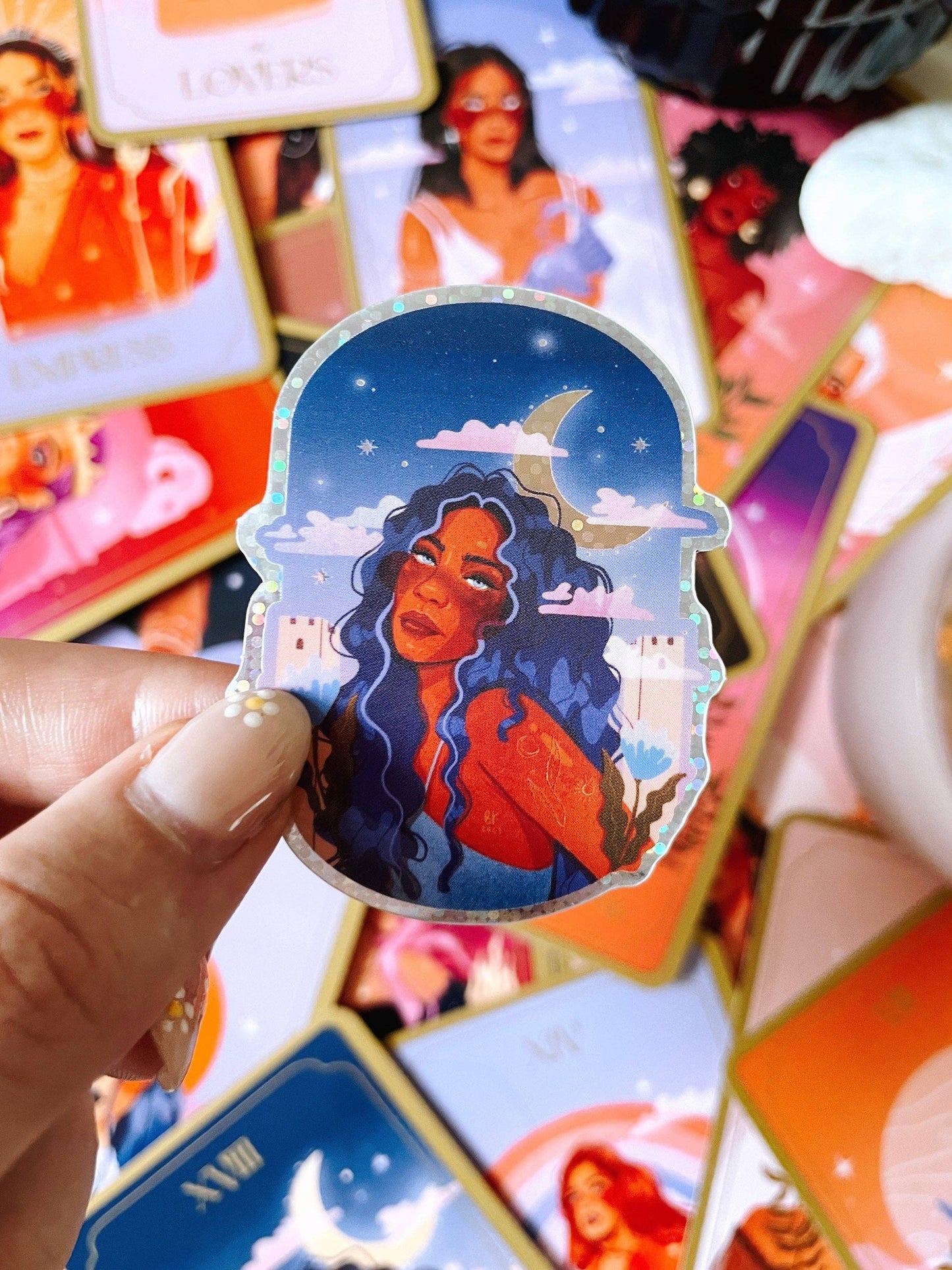 The Moon Sticker