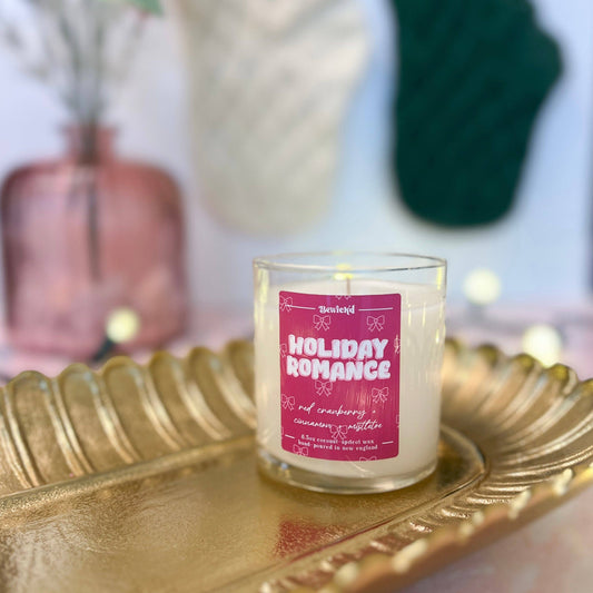 Holiday Romance Candle - Book-Inspired Luxury Scented Candle