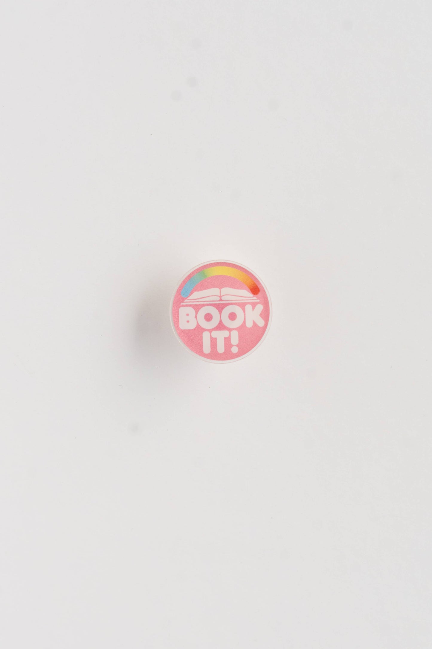 Book It 90s Kid Summer Reading Nostalgia Acrylic Library Pin