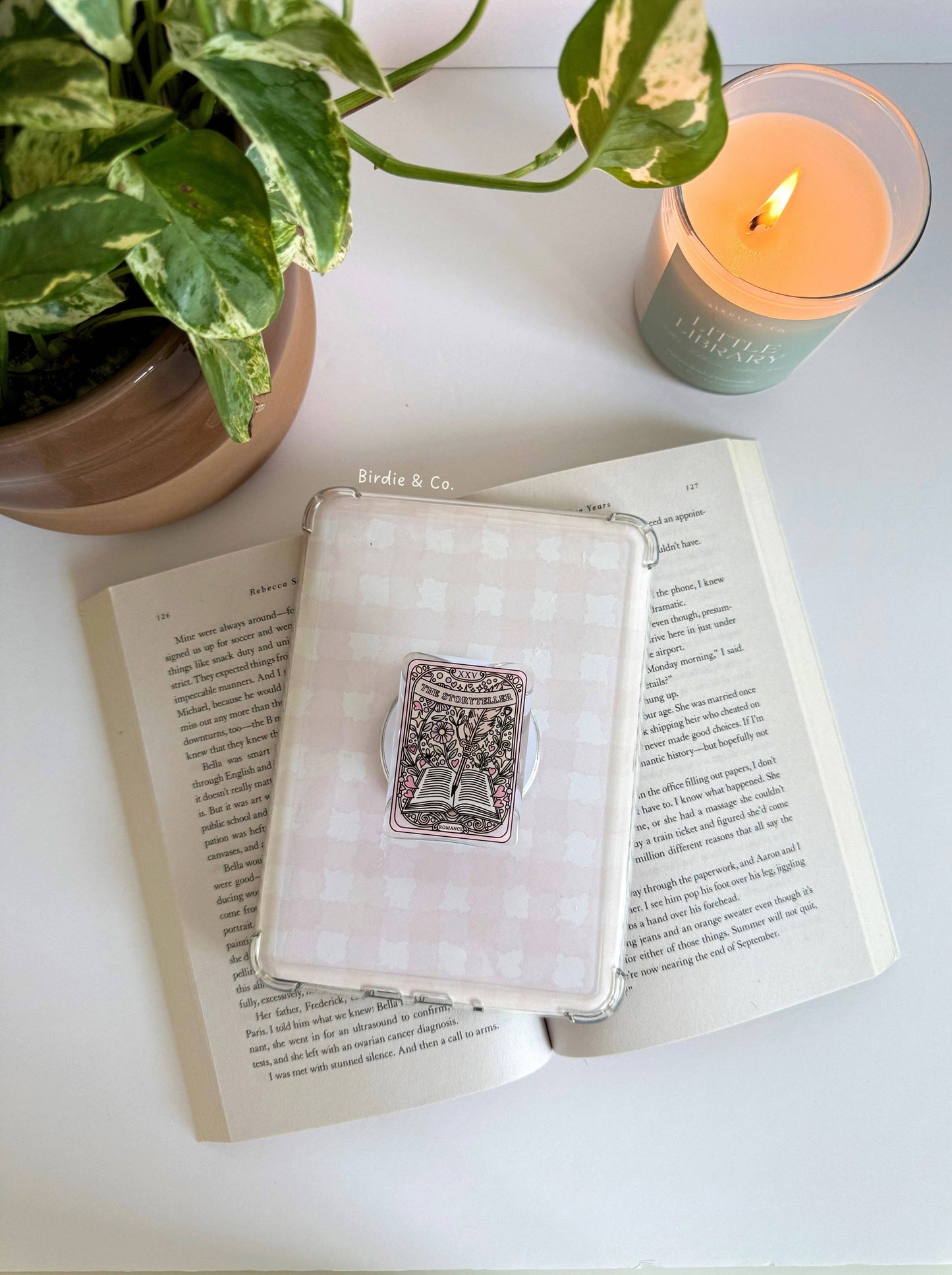 Storyteller Kindle Grip, Tarot Card Inspired E-Reader Holder