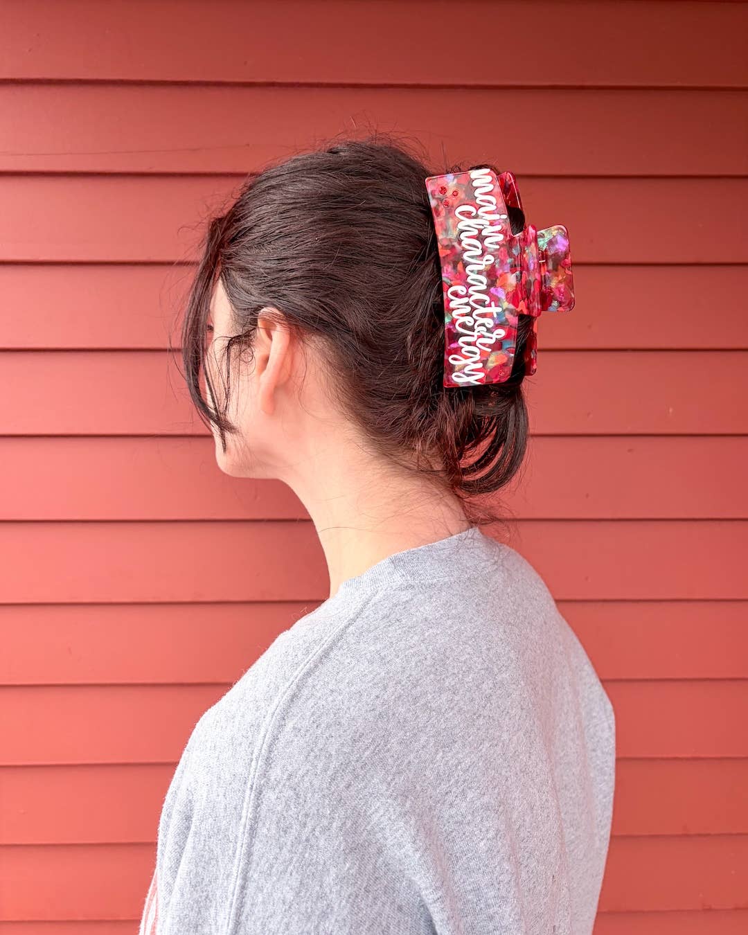 Main Character Energy Claw Clip | Bookish Hair Accessory