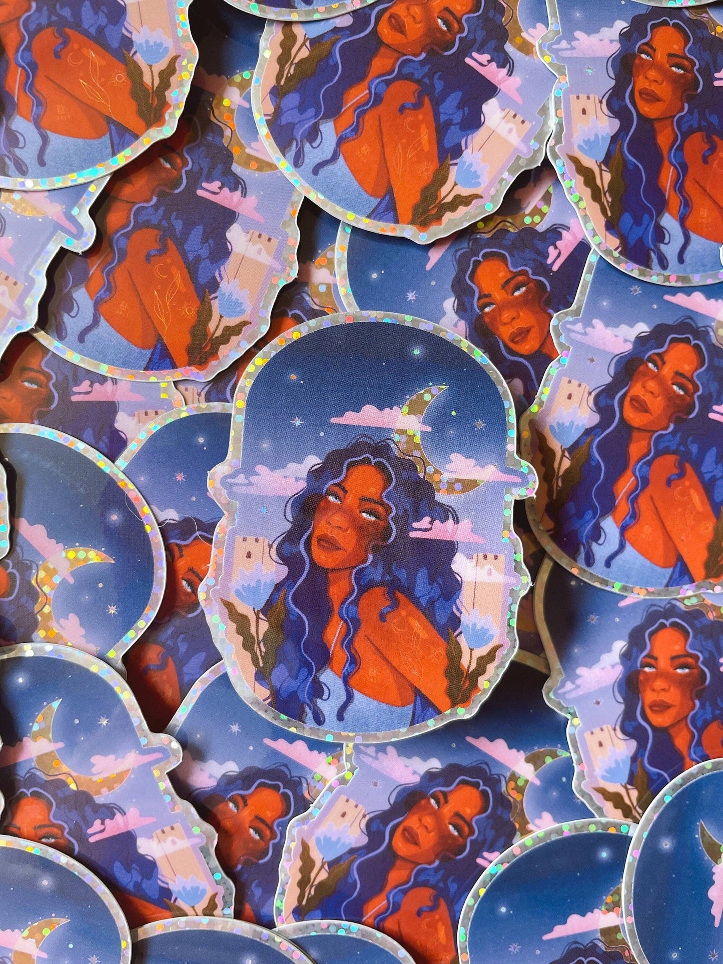 The Moon Sticker