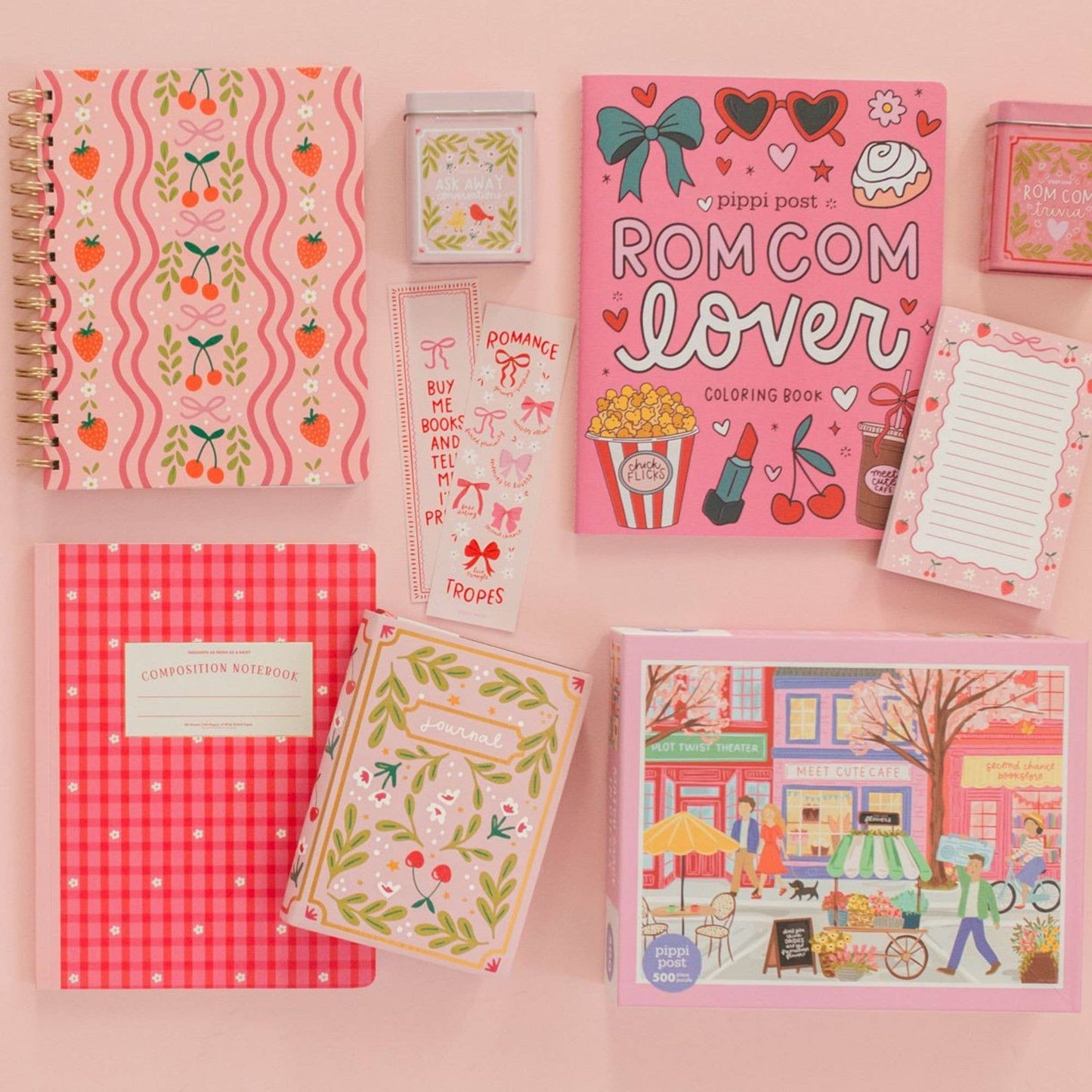 Romance Tropes Bookmark Set