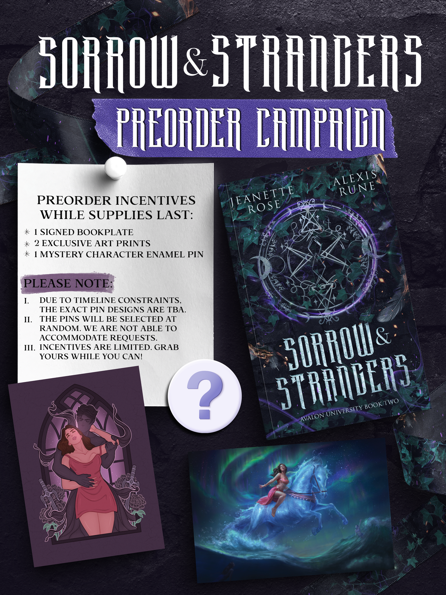 [PREORDER] Sorrow & Strangers (Avalon University)